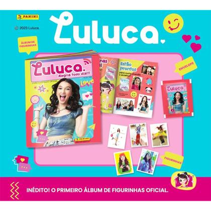 Imagem de Kit Album Youtuber e Gamer Luluca + 50 Figurinhas Luluca Alegria Todo Dia - Capa Cartão