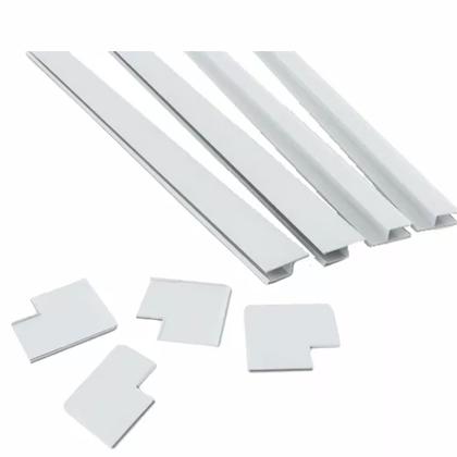 Imagem de Kit Alçapão Forro PVC 60x60 Branco Gelo e Neve