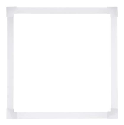 Imagem de Kit Alçapão Moldura Forro PVC e GESSO 60x60 BRANCO