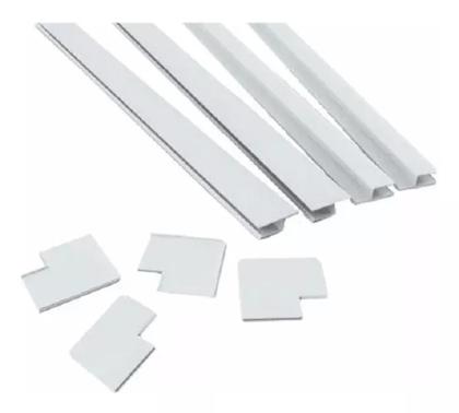 Imagem de Kit Alçapão Moldura Forro PVC e GESSO 60x60 BRANCO