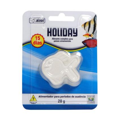 Imagem de Kit Alcon Férias Alimentador Holiday 20g para 15 dias Com 2 unidades