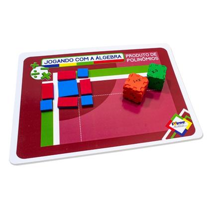Imagem de Kit Álgebra Didático com Cubo da Soma e Equações - MMP