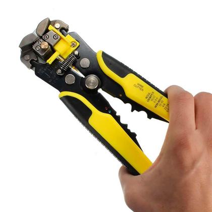 Imagem de Kit Alicate Crimpador e Decapador de Fios com 1200 Terminais