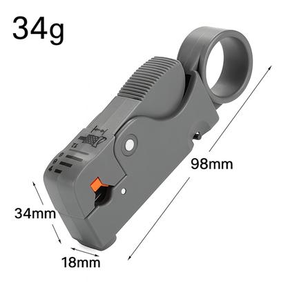 Imagem de Kit Alicate de Compressão RG6 RG59 Decapador Cabo Coaxial TV Internet