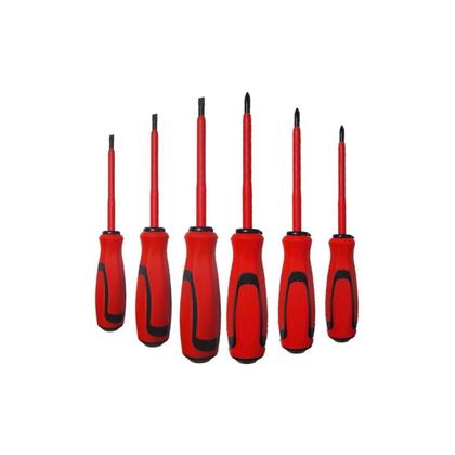 Imagem de Kit Alicate Decapador Crimpador Com 6 Chaves Isoladas