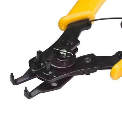 Imagem de Kit Alicate Encaixe 4 Cabeçotes para Aneis Elasticos - oba mix