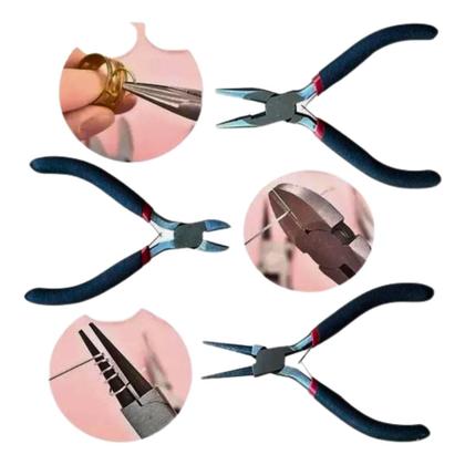 Imagem de Kit Alicate Para Bijuterias Cartela Com 3 Unidades