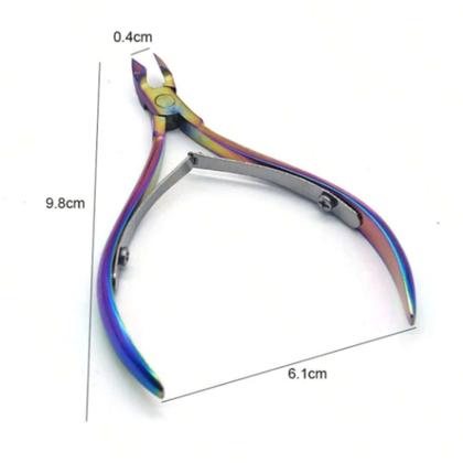 Imagem de kit Alicate para cutícula de unha em aço inoxidável para manicure