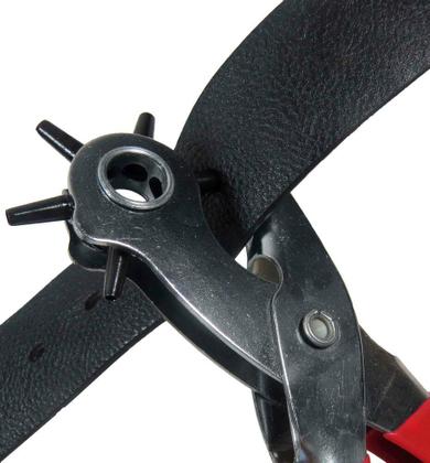 Imagem de Kit Alicate Vazador e AplicadoR com Ilhós Botão Metal + 100 Ilhoses