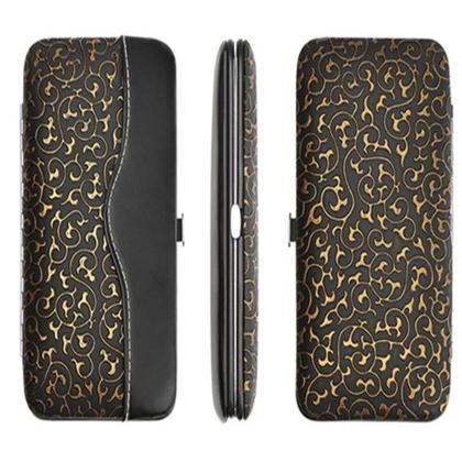 Imagem de Kit Alicates Aço Pedicure Manicure Com 12 Pcs Estojo Viagem