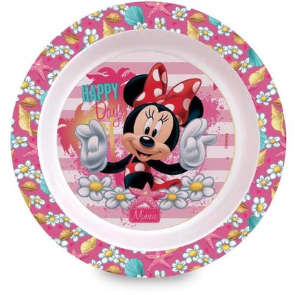 Imagem de Kit Alimentação Minnie com 3 Peças Prato BOWL e Copo 340ML