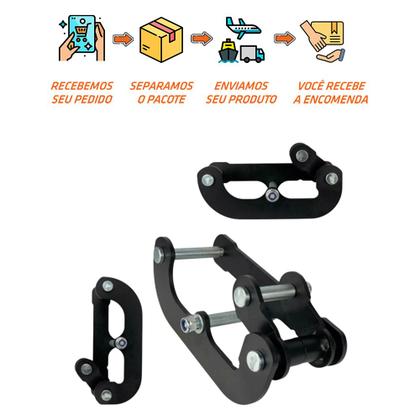 Imagem de Kit Alívio Suspensão Frontier 2008 a 2016 Aço Carbono Preto