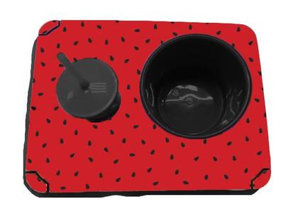 Imagem de Kit Almofada C/ Porta Pipoca Balde + 1 Copo Estampas Divertidas