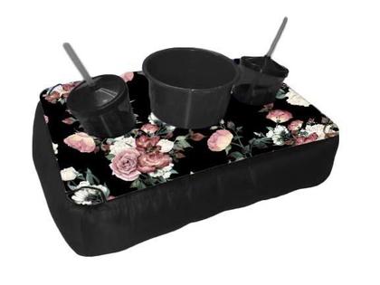 Imagem de Kit Almofada C/ Porta Pipoca Balde + 2 Copos Estampas Divertidas