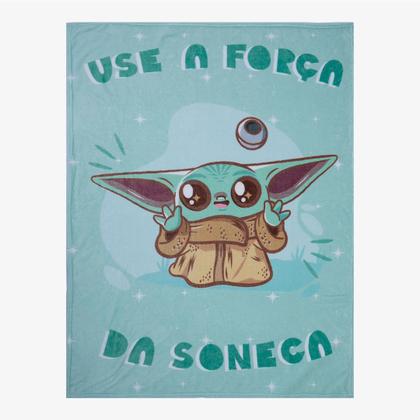 Imagem de Kit Almofada Com Manta Baby Yoda - ZonaCriativa