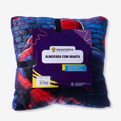 Imagem de Kit Almofada Com Manta Homem Aranha - ZonaCriativa