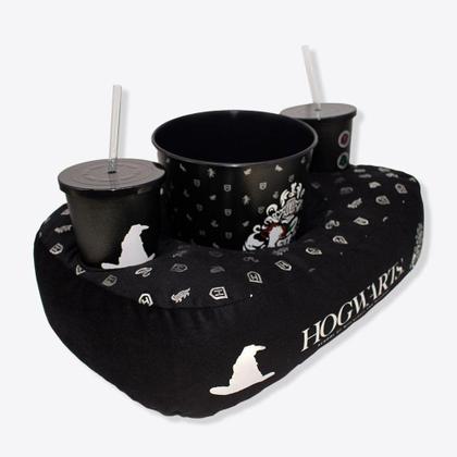 Imagem de Kit Almofada Porta Pipoca Hogwarts - Pillowtex