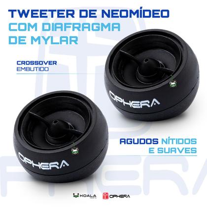 Kit Alto Falante 2 Vias 160W 6 Polegadas 4 Ohms Mezzo MZ160.6