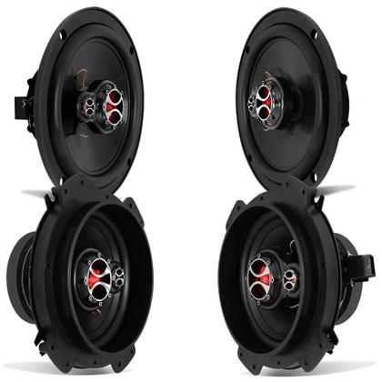 Imagem de Kit Alto Falante Palio Weekend G2 G3 01 a 2008 6 e 5" 240W RMS 4 Ohms Triaxial Original Foxer KF.035