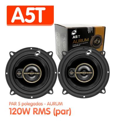 Imagem de Kit alto falante porta dianteira e traseira hurricane aurum 220w rms - gol g6 2013 à 2016 d6+t5