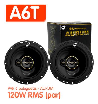Imagem de Kit alto falante porta dianteira e traseira hurricane aurum 220w rms - gol g6 2013 à 2016 d6+t5