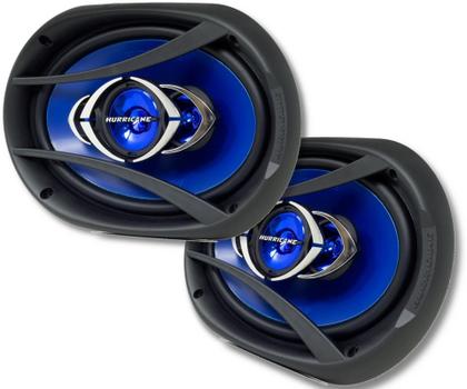 Imagem de Kit alto falante Quadriaxial 6x9" Hurricane CM69 90w Rms Telado  
