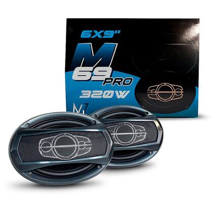 Imagem de Kit Alto-Falantes 6x9 Polegadas som automotivo premium M69PRO 320W Triaxial - JR8