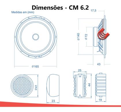 Imagem de Kit Alto Falantes Dianteiros + Traseiros Volkswagen Golf 1994 até 2013 - Hurricane Class 520w