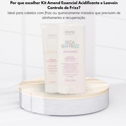 Imagem de Kit Amend Essencial Acidificante e Leavein Redução de Frizz e Alinhamento