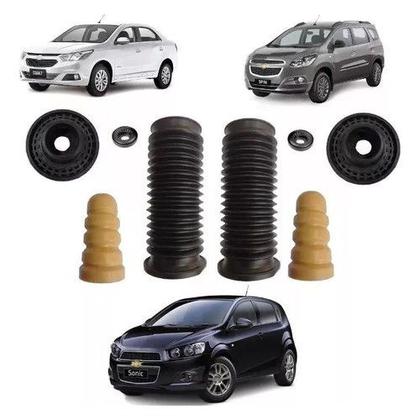 Imagem de Kit Amortecedor Dianteiro Com Rolamento Completo Onix/ Cobalt/ Spin/ Prisma/ Sonic