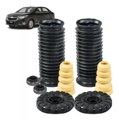 Imagem de Kit Amortecedor Dianteiro Com Rolamento Completo Onix/ Cobalt/ Spin/ Prisma/ Sonic