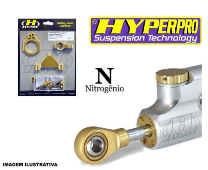 Imagem de Kit Amortecedor Direção Hyperpro Street Triple 675 07 á 12