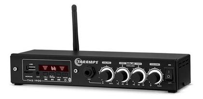 Imagem de Kit Amplificador Ths 1900 Taramps 60wrms + 2 Caixas Kw 4