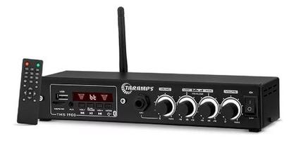 Imagem de Kit Amplificador Ths 1900 Taramps 60wrms + 2 Caixas Kw 4