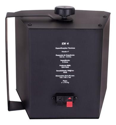 Imagem de Kit Amplificador Ths 1900 Taramps 60wrms + 2 Caixas Kw 4