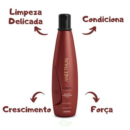 Imagem de Kit Aneethun com 4 produtos Shamp+Masc+Final+Serum Reparador