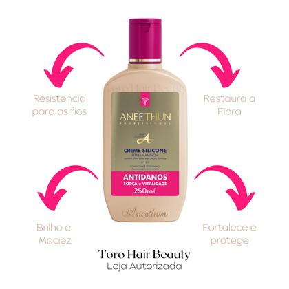 Imagem de Kit Aneethun Linha A Hidratação Antidanos 3 Produtos