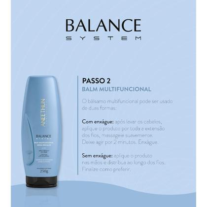 Imagem de Kit Aneethun Shampoo 300ml e Balsamo 250g Balance System