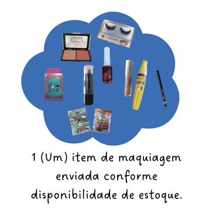 Imagem de Kit aniversário decoração borboleta azul teens só um bolinho festa em casa + maquiagem