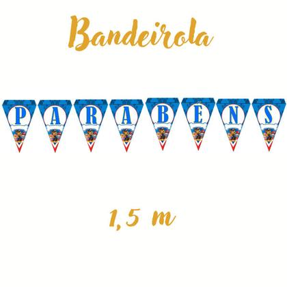 Imagem de Kit aniversário decoração Patrulha Canina Monta facil festa cachorrinhos