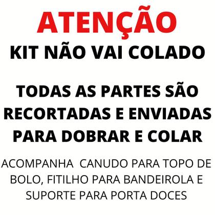 Imagem de Kit Aniversário Minnie e Mickey simples só um bolinho festa em casa + topo de bolo