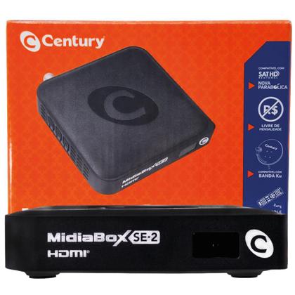 Imagem de Kit antena bipartida century 60 com midiabox se2 lnb e cabo
