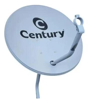 Imagem de Kit Antena Century Digital Parabólica 60cm Ku Lnbf Duplo