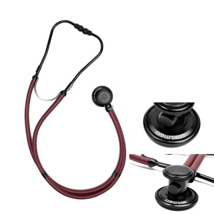 Imagem de Kit Ap. Pressão Esfigmomanômetro + Estetoscópio Black Pamed