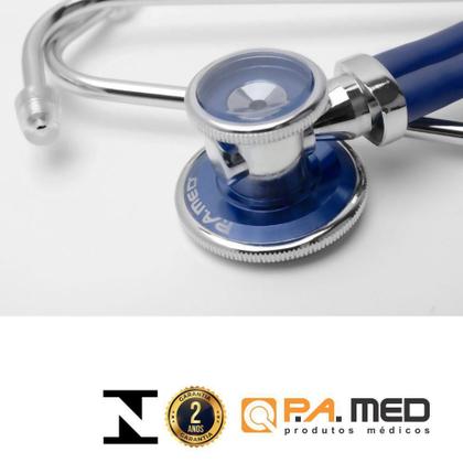 Imagem de Kit Ap. Pressão Esfigmomanômetro + Estetoscópio Pamed