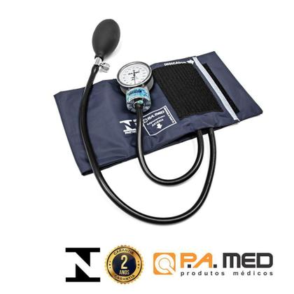 Imagem de Kit Ap. Pressão Esfigmomanômetro + Estetoscópio Pamed