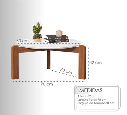 Imagem de Kit Aparador Austria com Mesa de Centro Sala de Estar Escritório