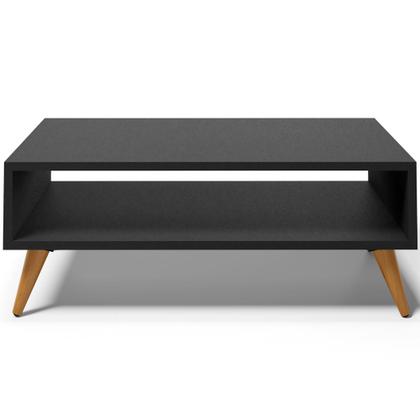 Imagem de Kit Aparador com Mesa de Centro Mônaco Pés Palito L03 Preto - Lyam Decor