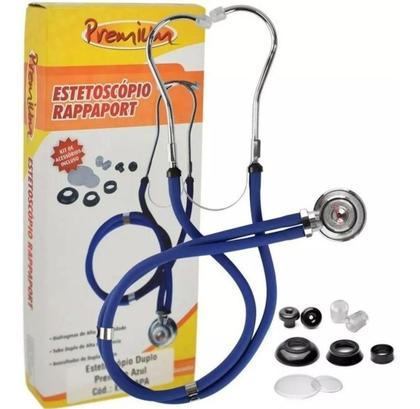 Imagem de Kit Aparelho De Medir Pressão + Esteto Duplo + Termometro