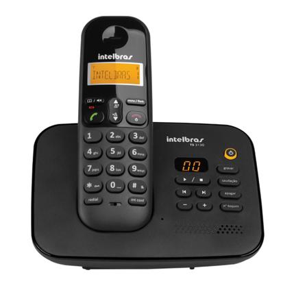 Imagem de Kit Aparelho de Telefone Fixo de Mesa sem fio Bina e 2 Ramal - Intelbras